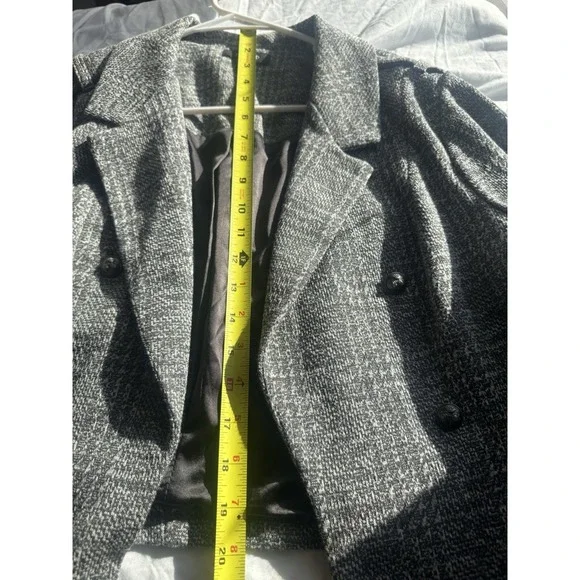 Torrid Blazer Plus Size 1X Open Front  Gray Long Sleeve New out the tags - Picture 5 of 14
